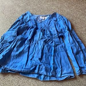 Denim baby doll t-shirt